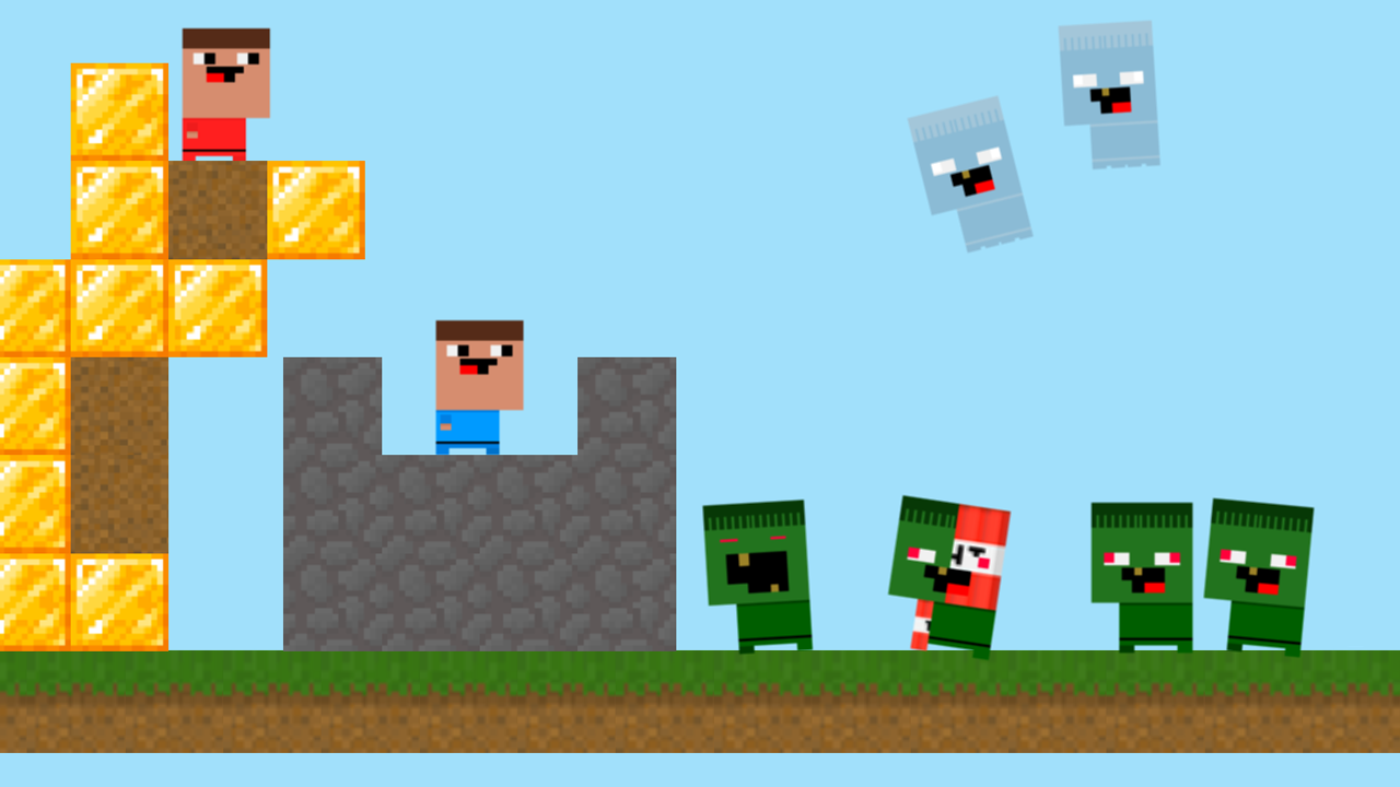 Nubiks build a defense vs zombies screenshot
