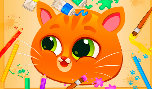 Cat Bubbu Coloring