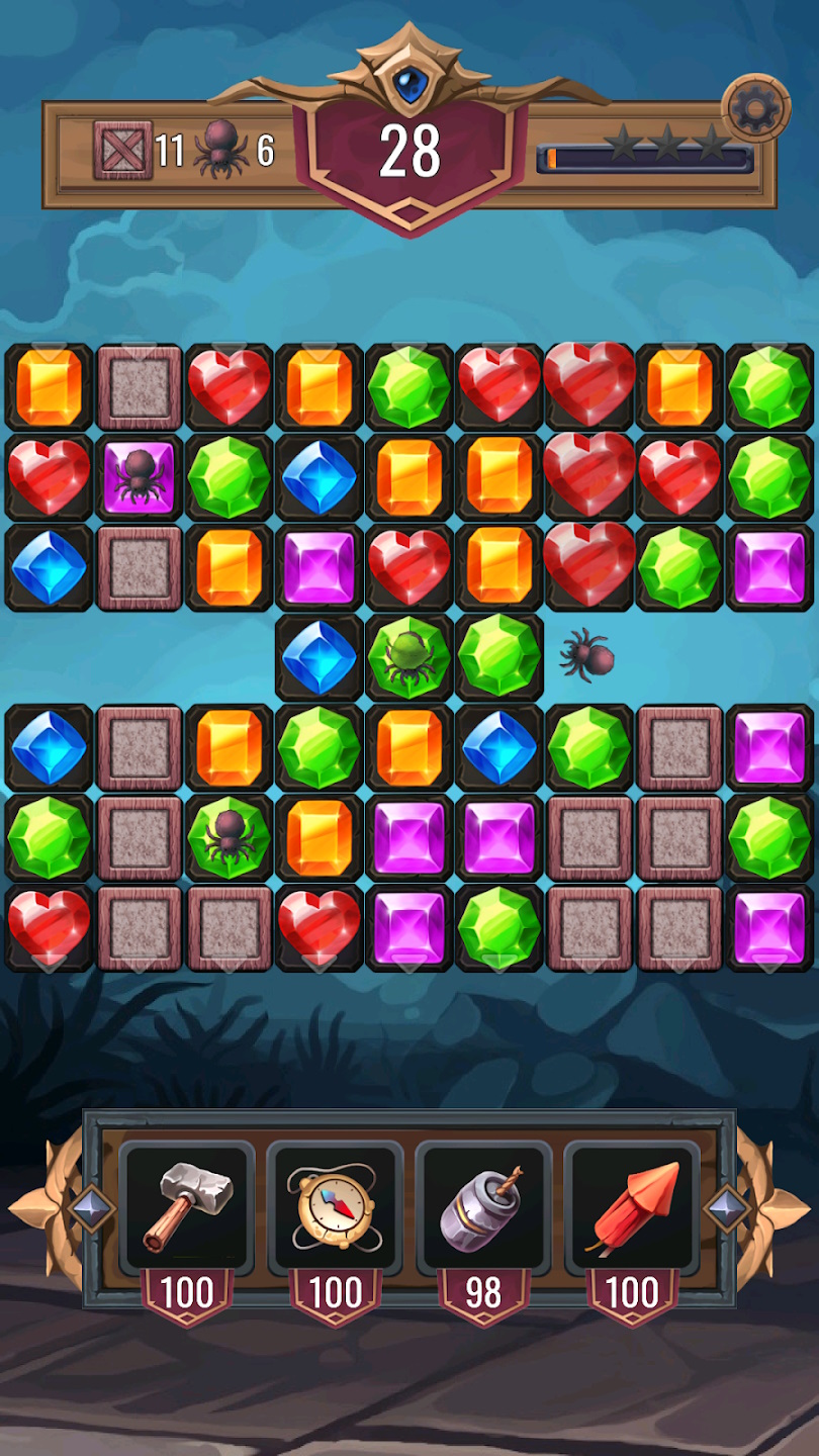 Diamond Dungeon - Match 3 screenshot 6