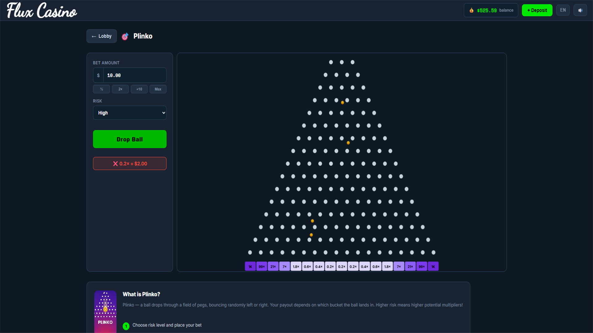 Flux Casino — screenshot 4
