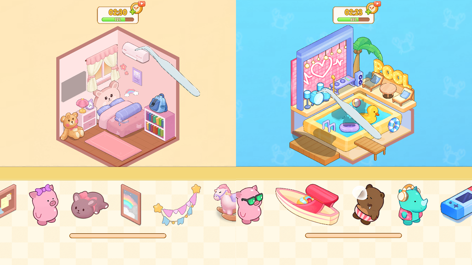 Sticker Room: Cozy Home — screenshot 2