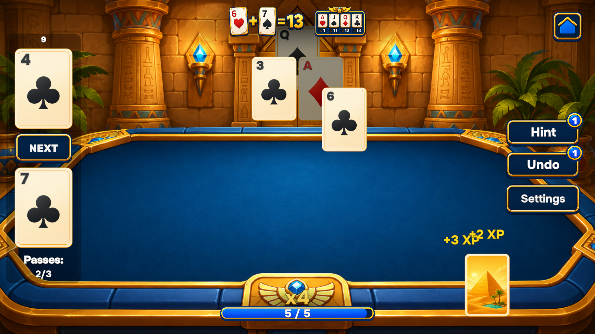 Pyramid of Treasures Solitaire — screenshot 9