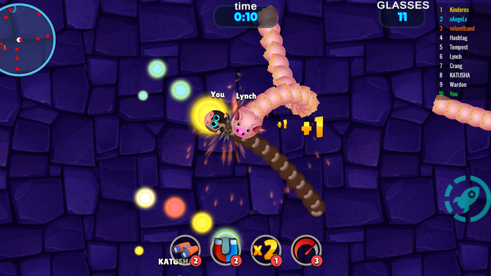 Slitherio Online screenshot