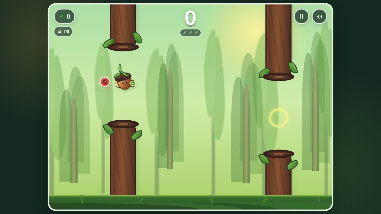 Жёлудик: Лесной полёт — screenshot 1