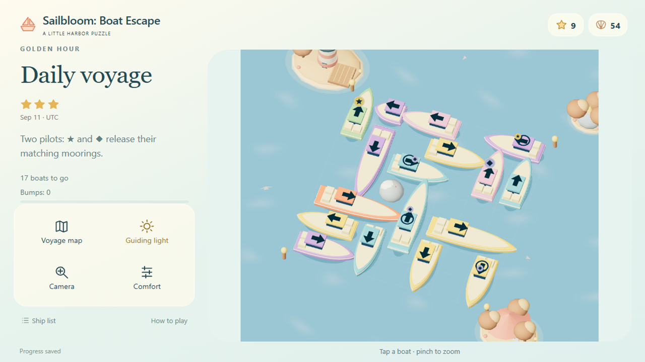 Sailbloom: Boat Escape — screenshot 2