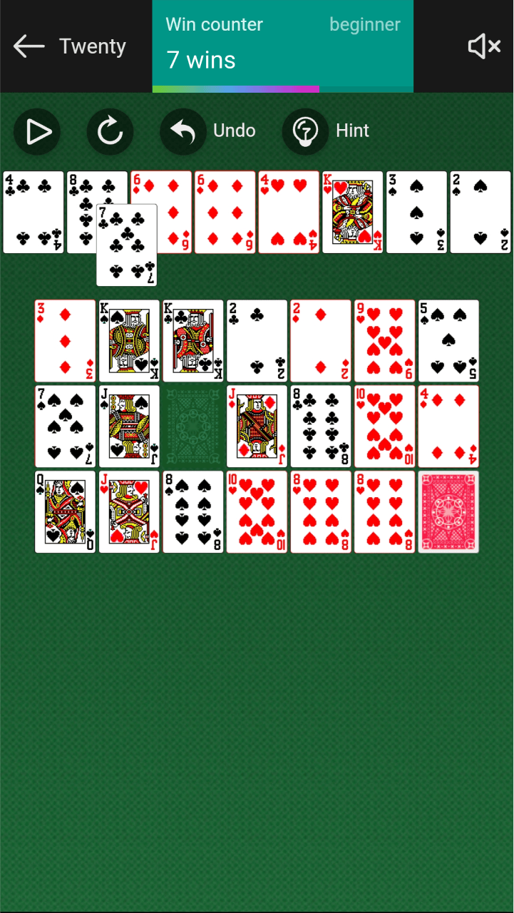 Twenty Solitaire screenshot 6