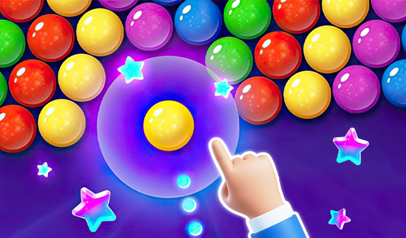 Blowing bubbles game cover
