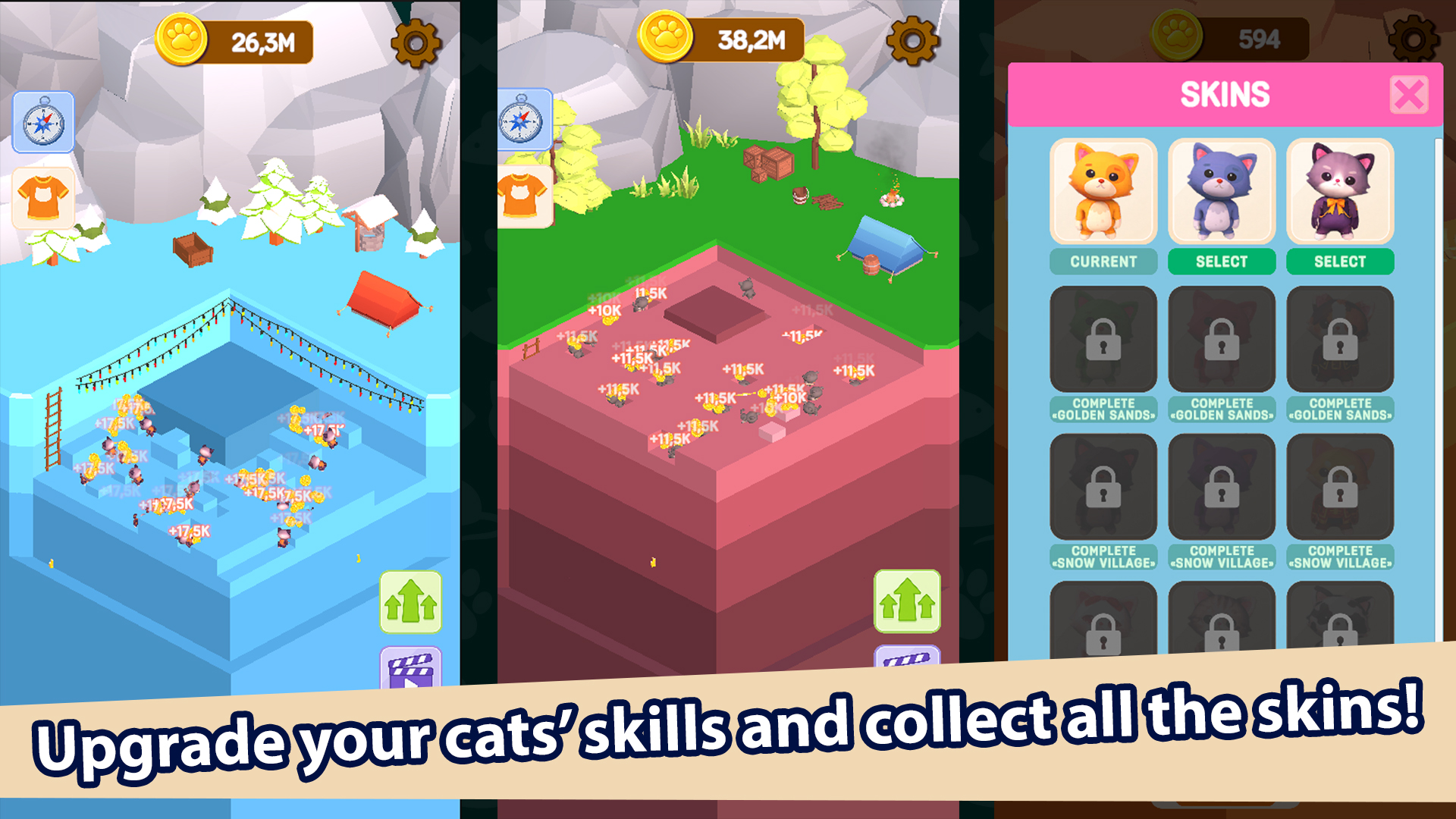 Cat Diggers: Idle Tycoon — screenshot 2