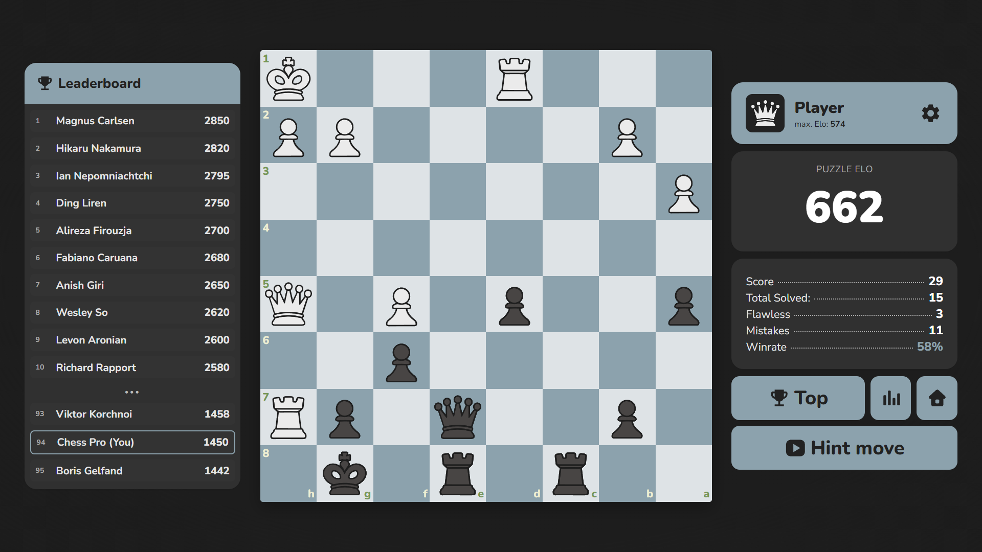 Chess Puzzles: Can you find the best move? — screenshot 5