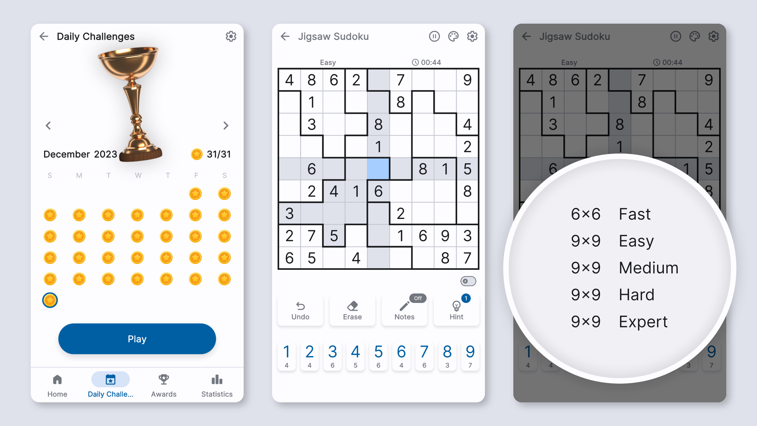 Jigsaw Sudoku screenshot