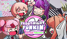Friday Night Funkin' Doki Doki Takeover!