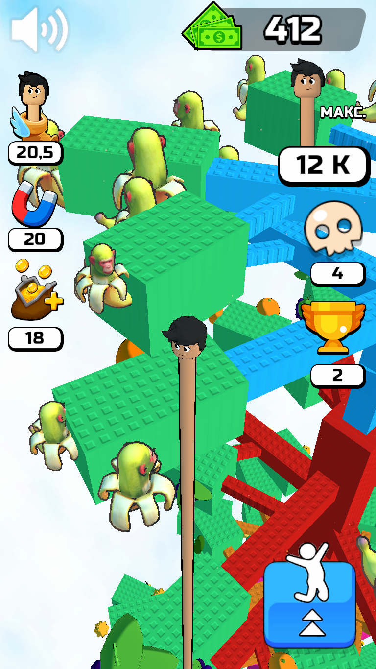Obby: Eat and Grow a Neck 3D +1 for Every Step screenshot 7