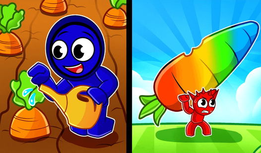 Grow a Garden Sprunki 3D Brainrot Sandbox Farmer