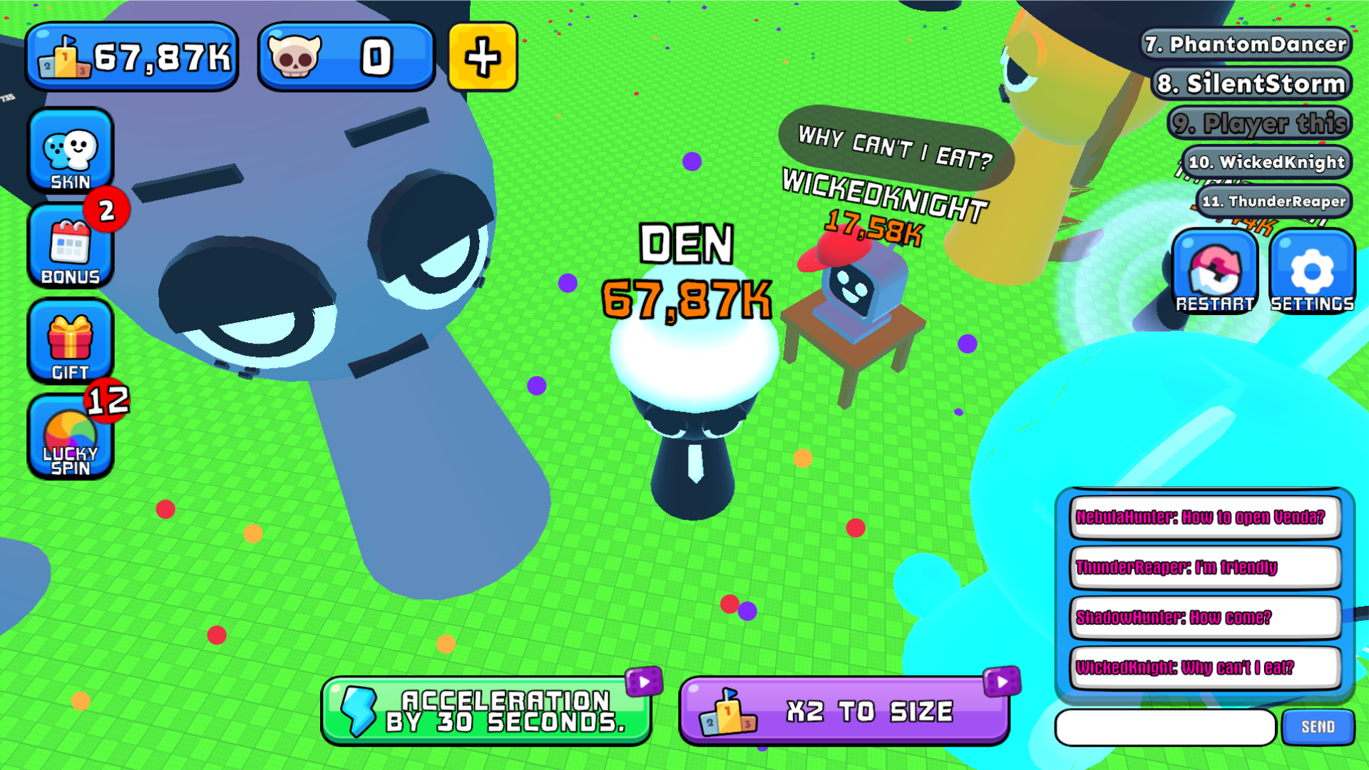 Sprunki 3D: Eat Up Everyone In The Arena screenshot