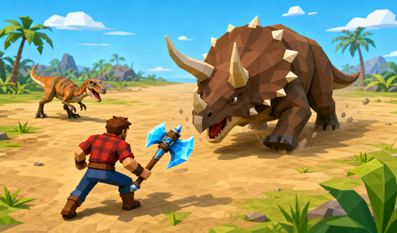 Dino Survival: 3D Simulator game cover