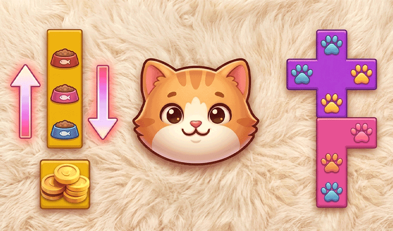 Cat Slide: Tile Escape Puzzle game cover