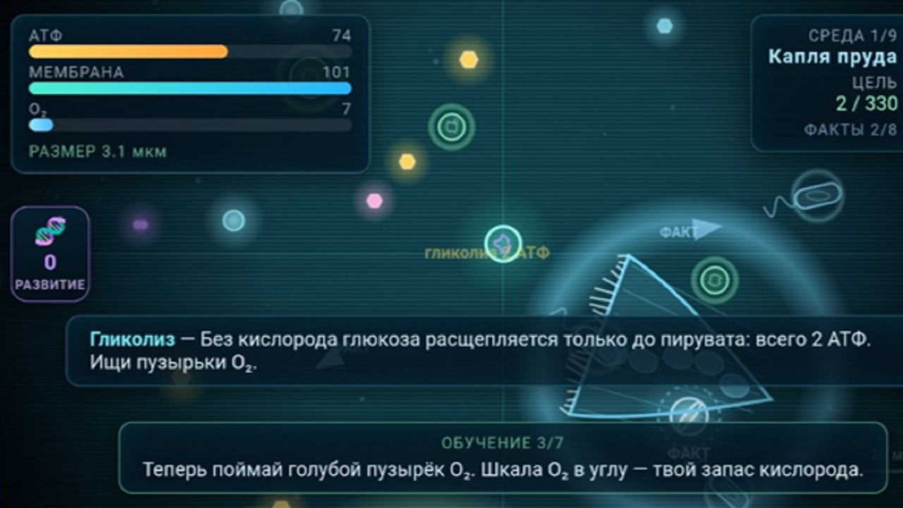 Симулятор бактерии — screenshot 5