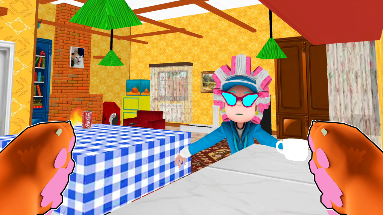 Cat vs Granny. Cat Simulator screenshot