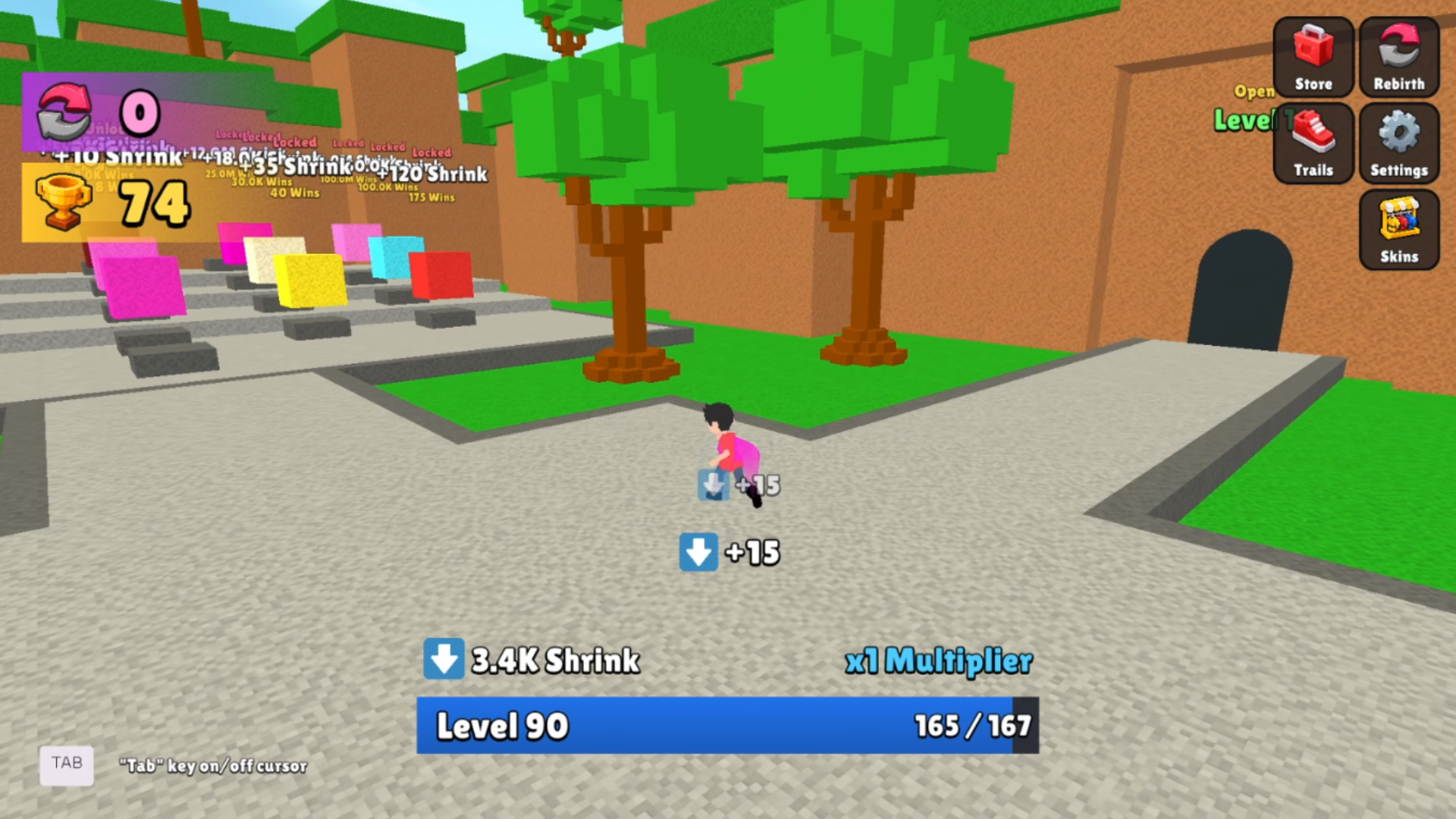 +1 Weight Loss per Step: Obby screenshot 9