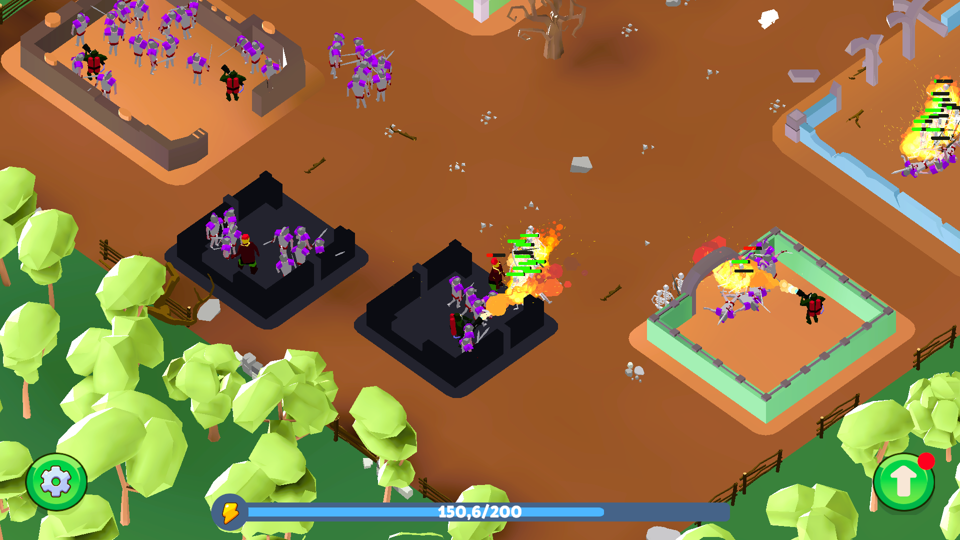 Idle Zombie Army: Skeleton War — screenshot 1