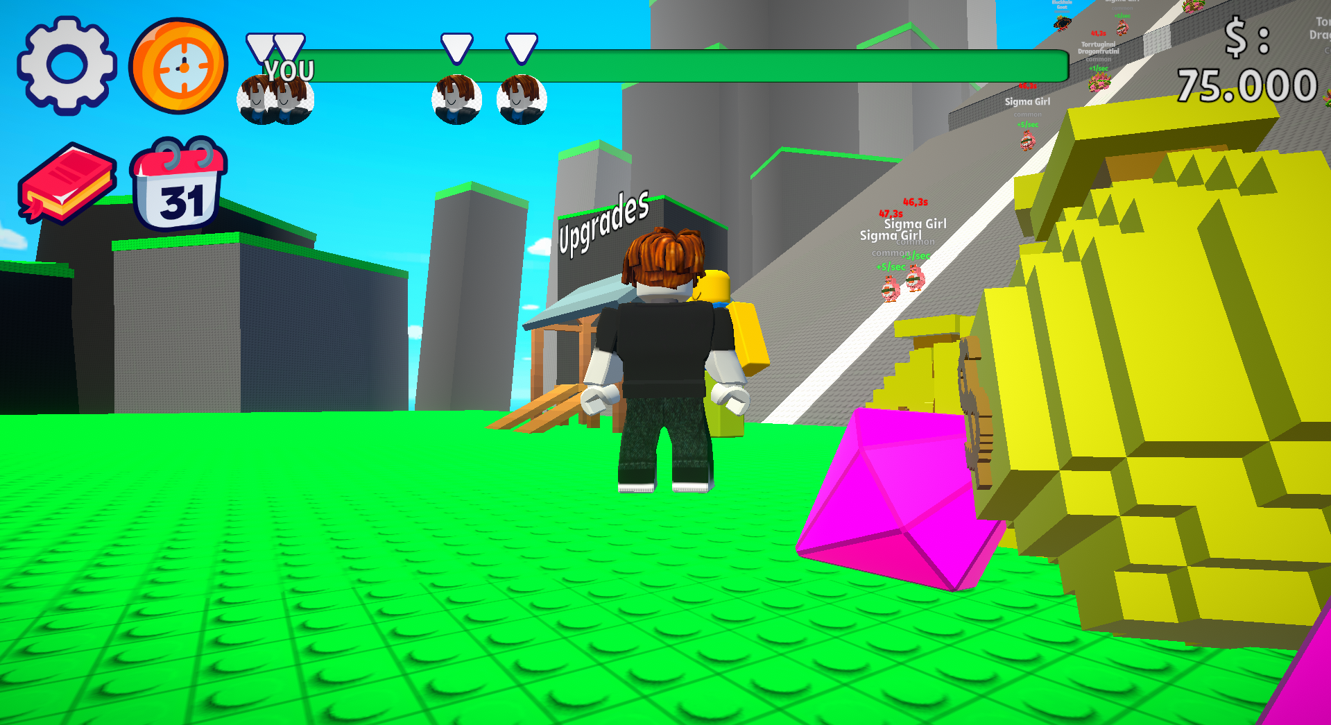 Obby Brainrot: Falling Rocks — screenshot 4