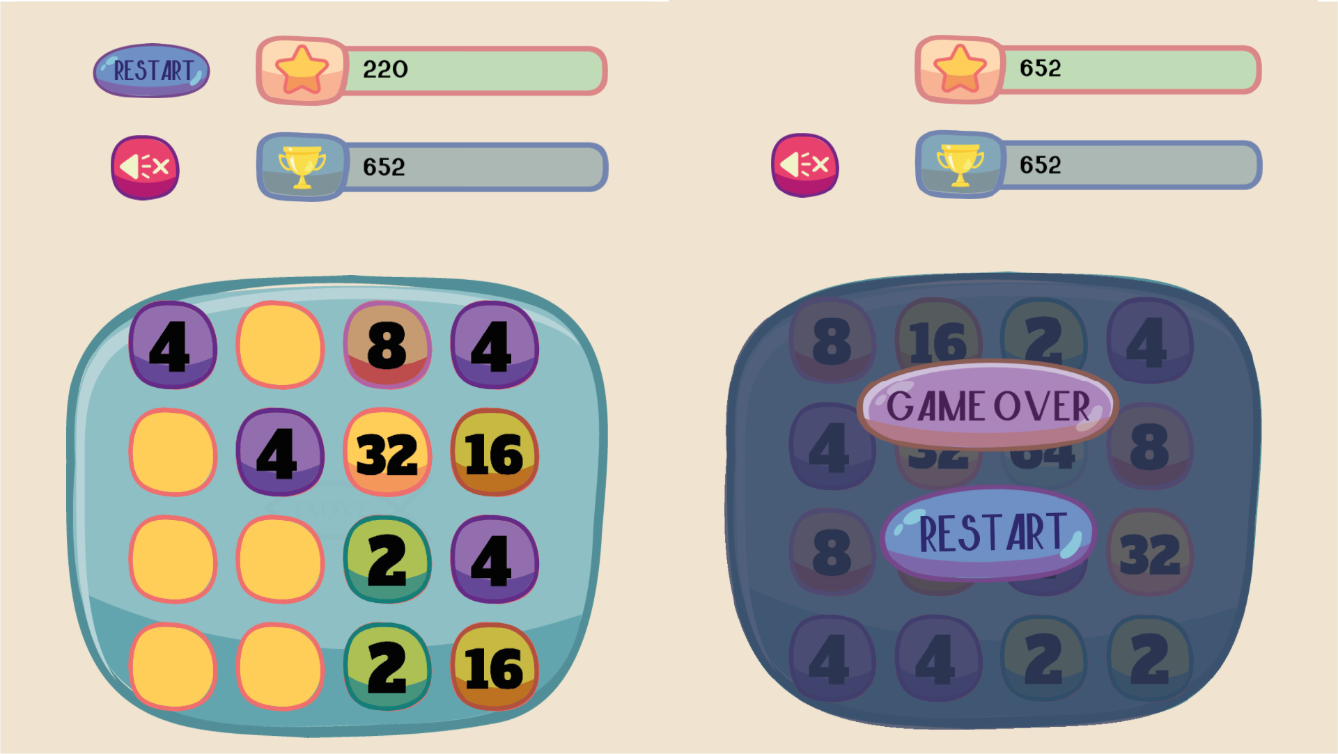 2048: challenge accepted - win! — screenshot 3