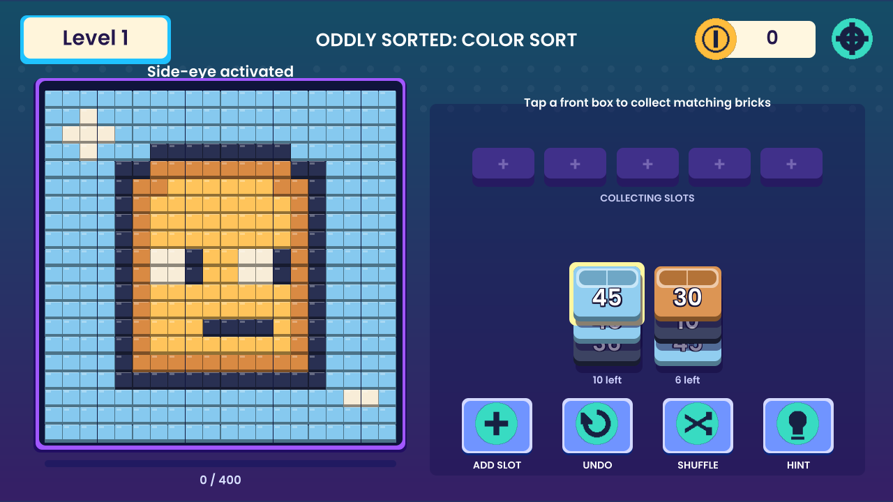 Oddly Sorted: Color Sort — screenshot 1