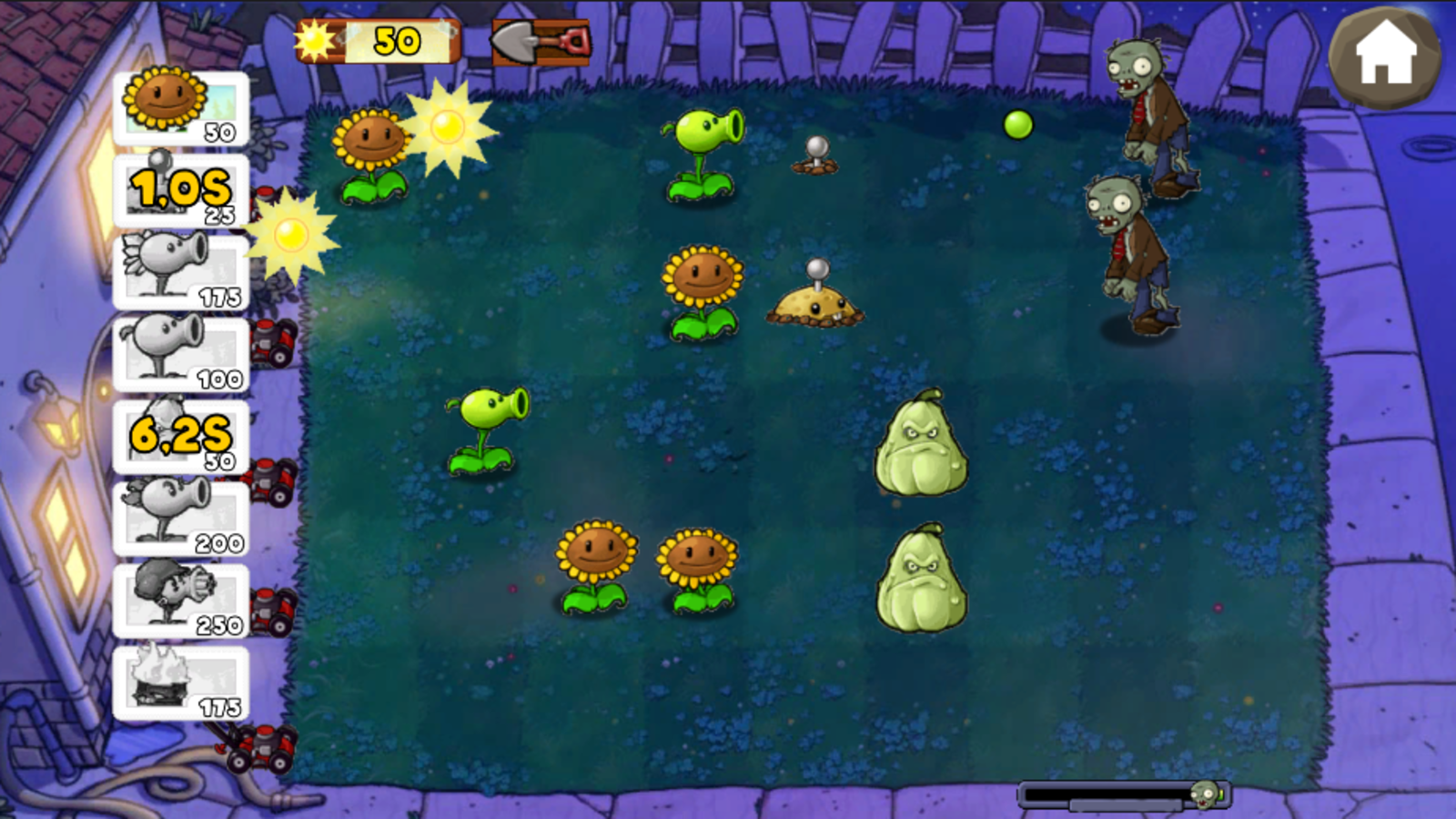 Plants vs Zombies: Night Protection screenshot
