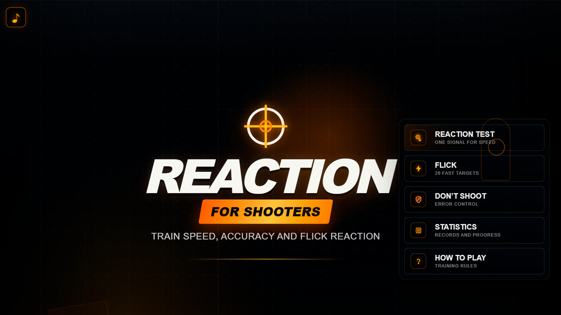 Reaction for Shooters — screenshot 1