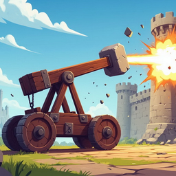 Catapult Throw stones