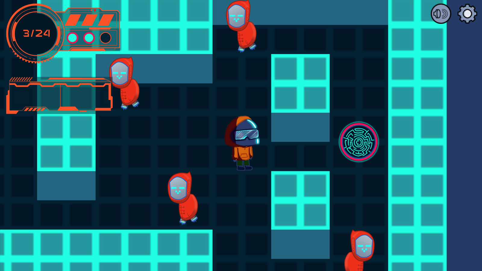 Cyber Labyrinth: run away, hide, fing exit — screenshot 2
