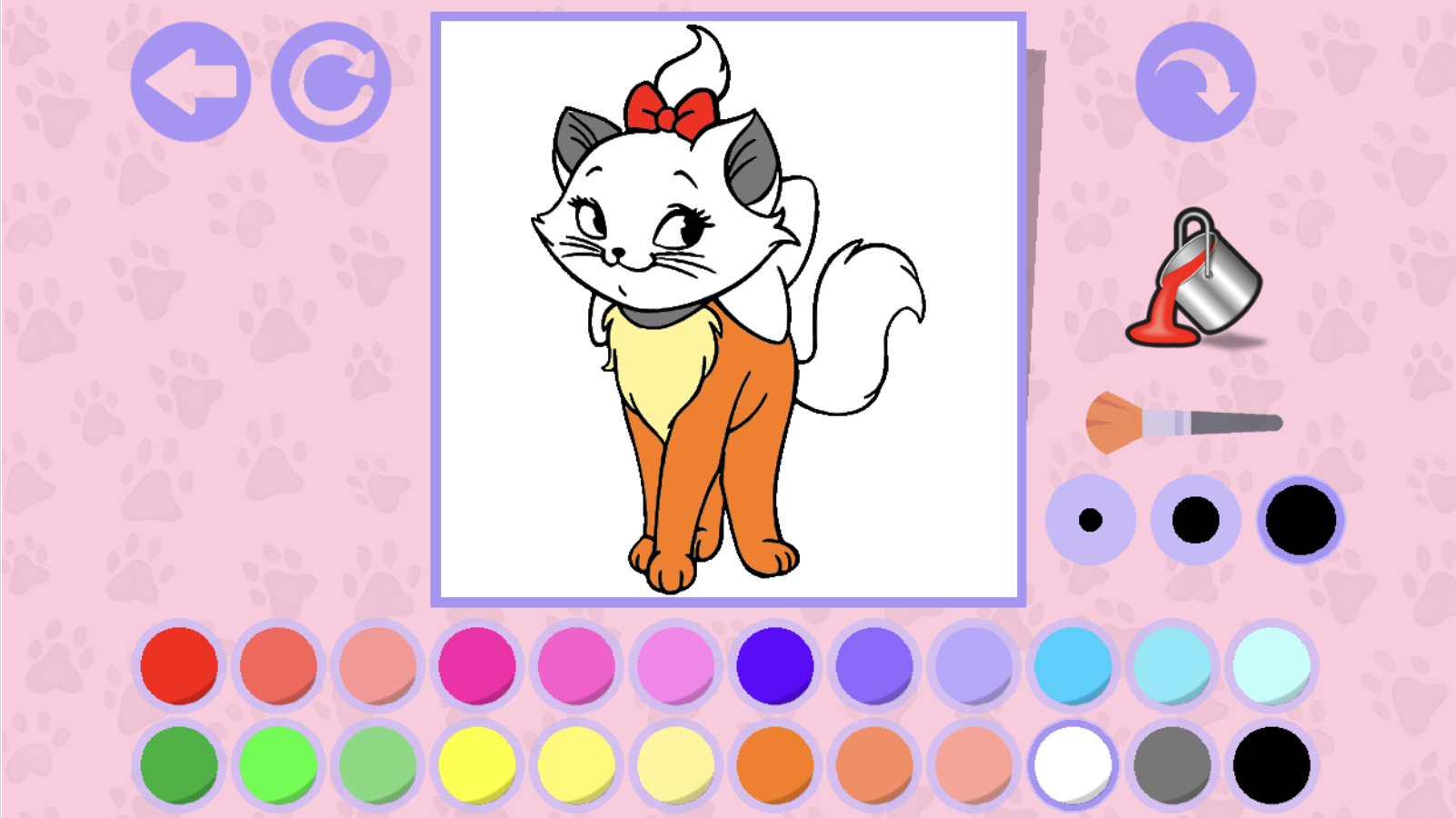 Kitten Coloring Book for Girls — screenshot 2