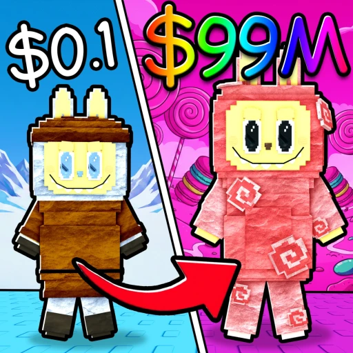 Grow Labubu! Tycoon Obby +1 3D 100% Original icon