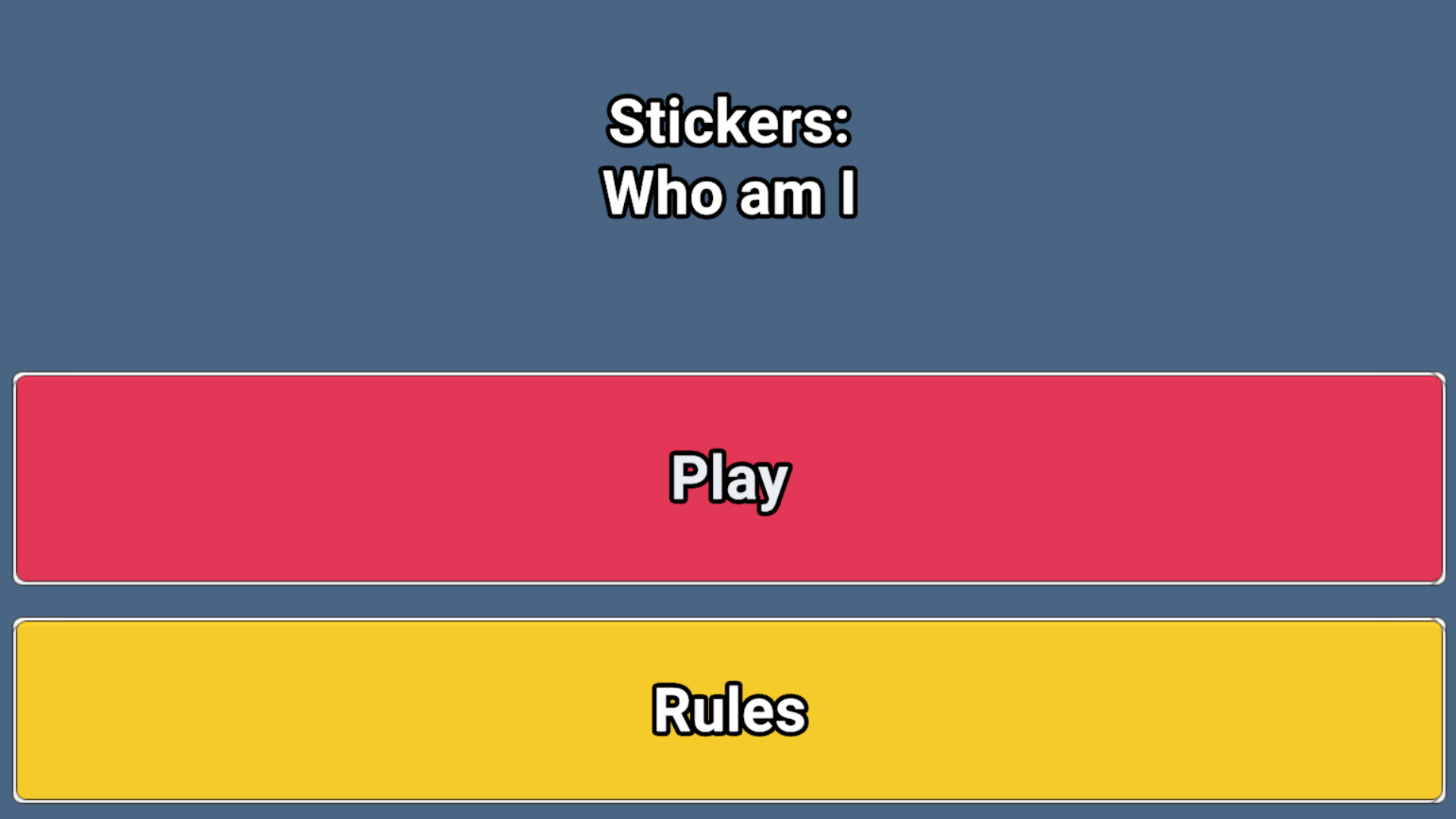 Stickers: Who am I screenshot