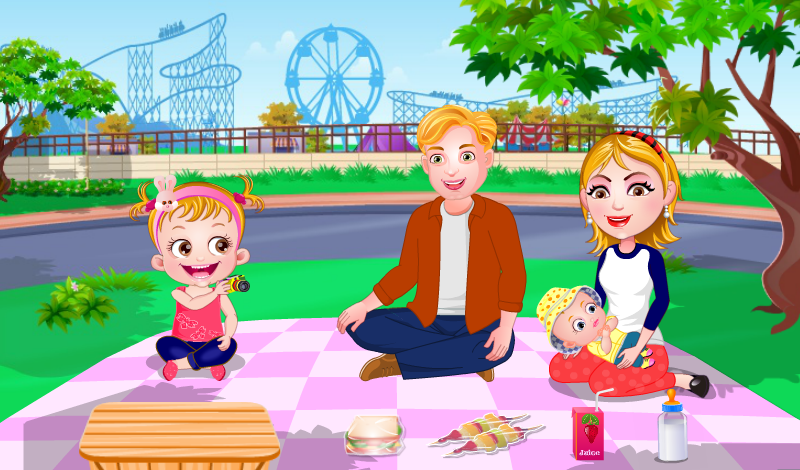 Baby Hazel Family Picnic game cover