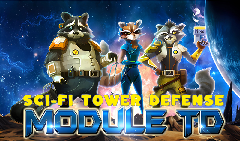 Sci-Fi Tower Defense Module TD game cover