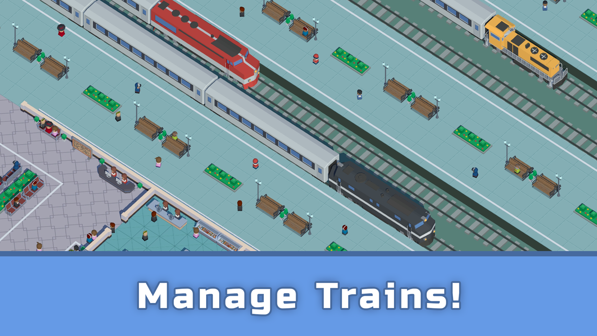 Idle Railway Tycoon. Train Empire screenshot