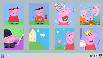 What's in George's laptop from Peppa Pig?