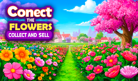 Conect the flowers: Collect and Sell