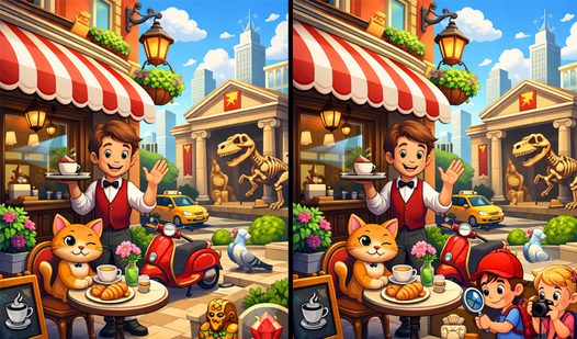 Найди отличия на двух картинках