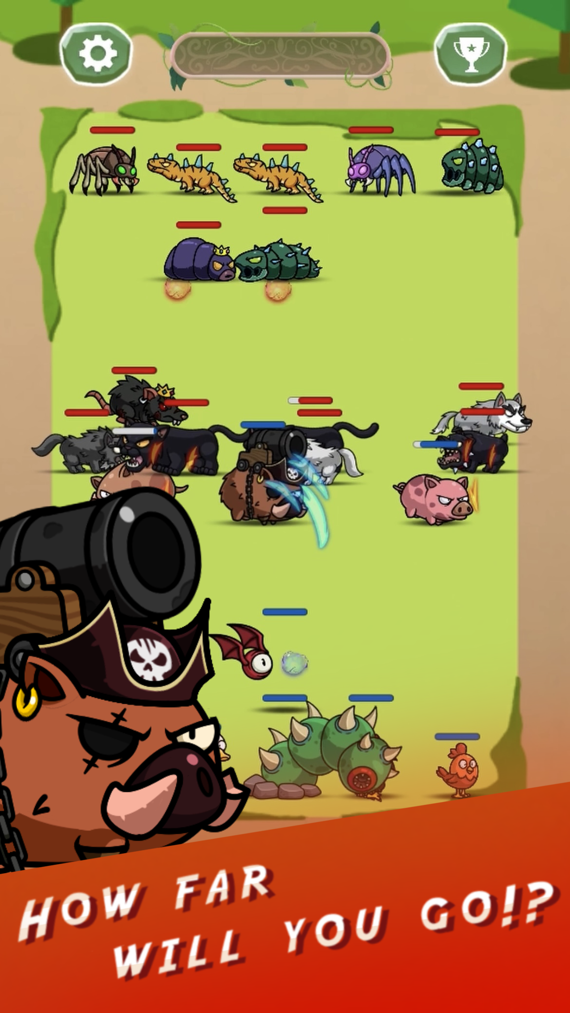 Merge Animals Forest Defense screenshot 7