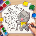 Color by Number: Coloring Book for Girls