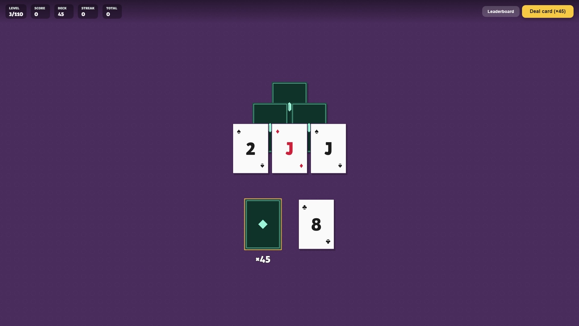 Pyramid Solitaire (Rating) — screenshot 6