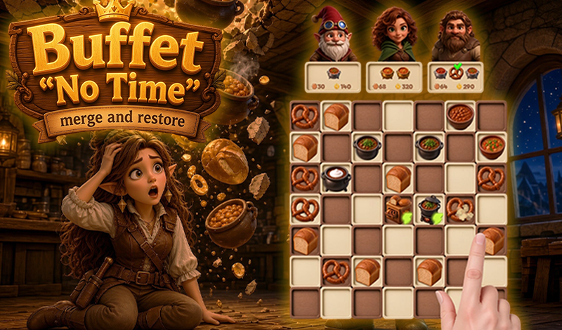 Buffet "No Time": merge and restore game cover