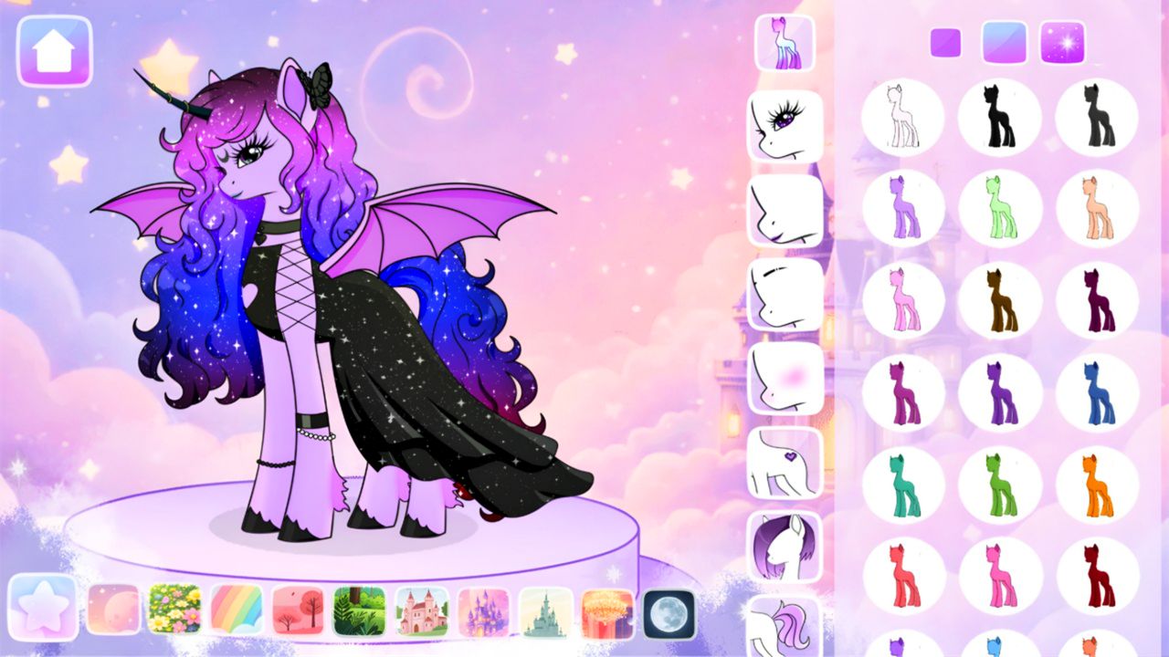 Pony Creator - dress up game for girls screenshot