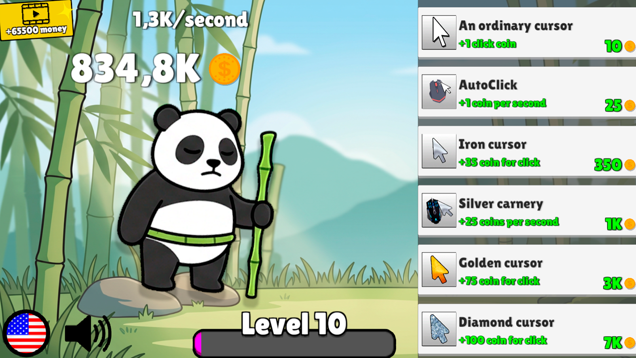 Clicker with panda — screenshot 3