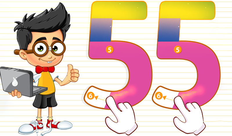 Draw the numbers with Russian voice game cover