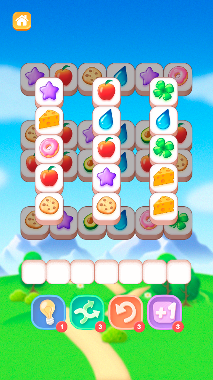 Vegetable Mahjong: Match Three screenshot 7