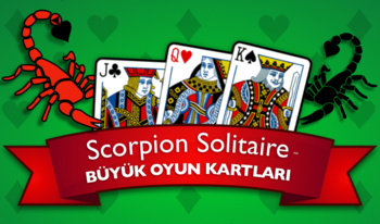 Scorpion Solitaire - Büyük Oyun Kartları