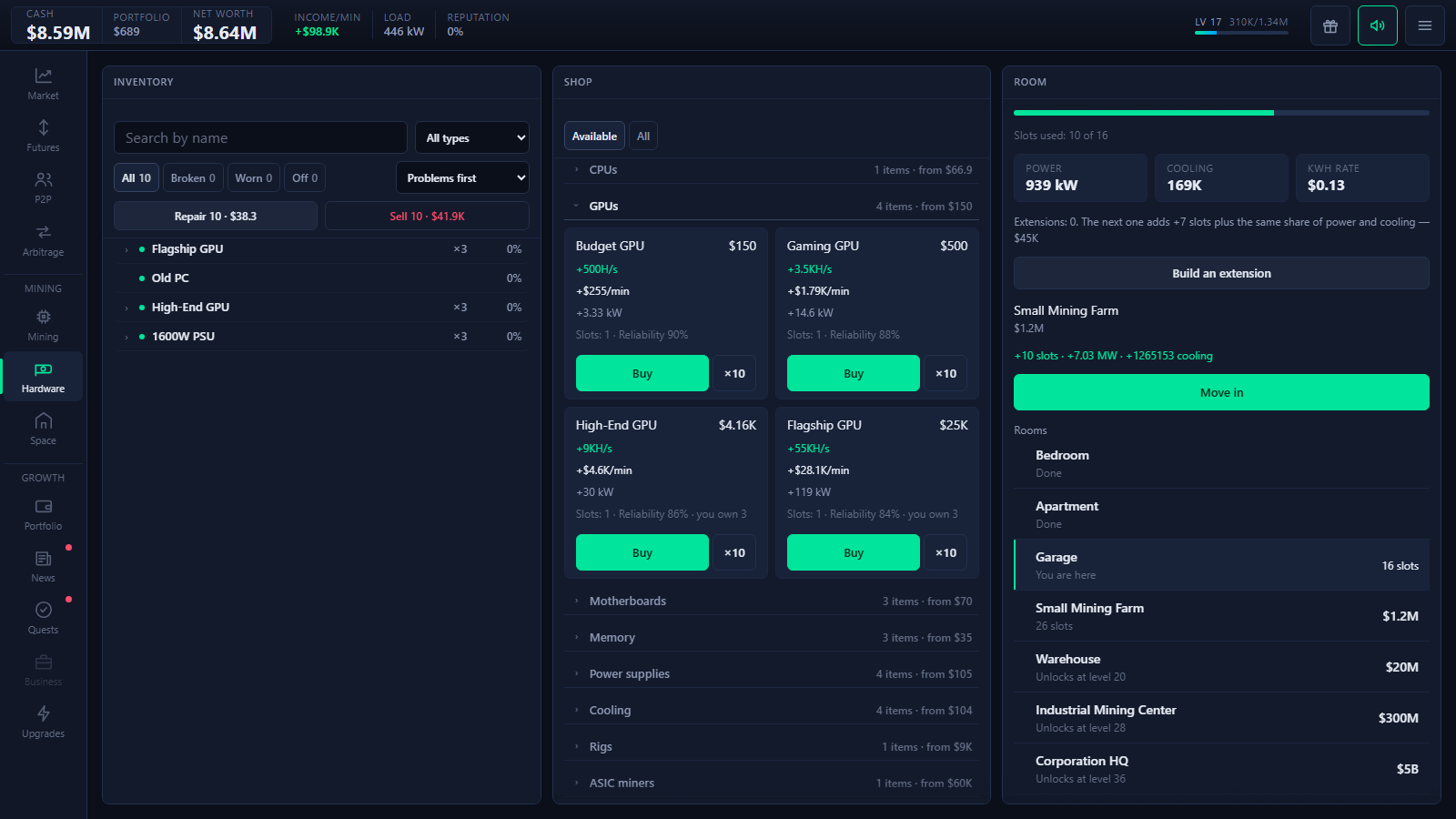 Crypto Millionaire: Mining & Trading Tycoon — screenshot 5